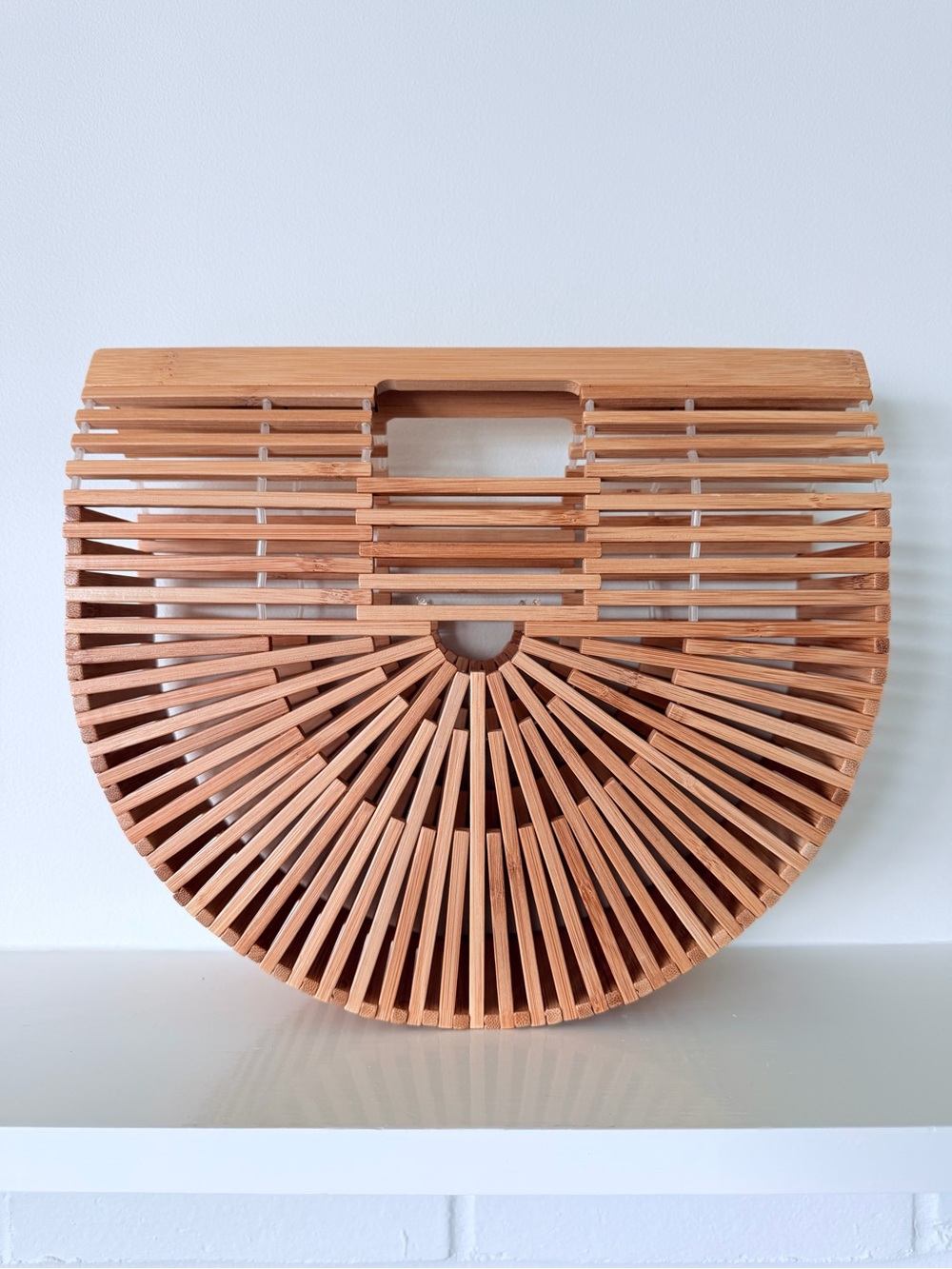 Cult Gaia Inspired Gaias Bamboo Ark Small Top Handle Bag - Picture 2 of 10